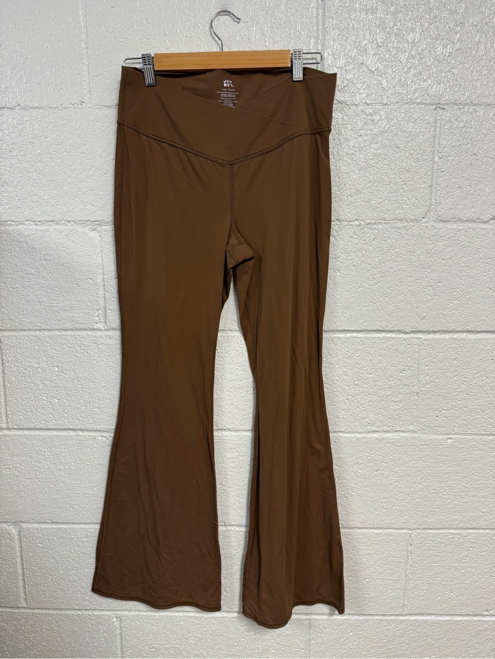 JoyLab Brown Cropped Crewneck Tee - Picture 3 of 6